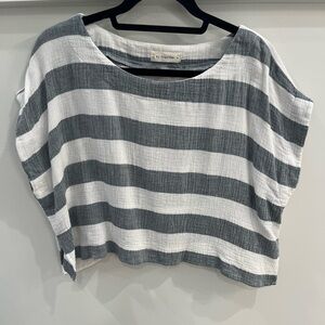 By Together Striped Crop Top